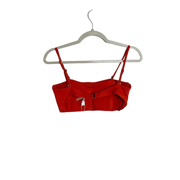 Andie The Bora Bora Swim Top Chili Pepper Red Women's Size XL Convertible Bikini - Picture 2 of 5